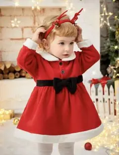 SHEIN クリスマス　ワンピース　girls