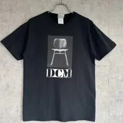 90s eamas DCM 椅子グラフィック メンズ　Tシャツ 黒 美品