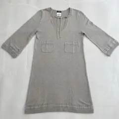 CHANEL コットンニットワンピース