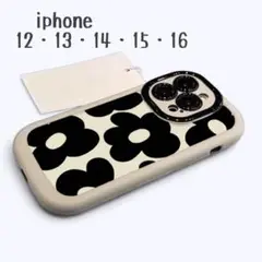新品 iphone14ケース スマホケース 花柄 ソフト ホワイト