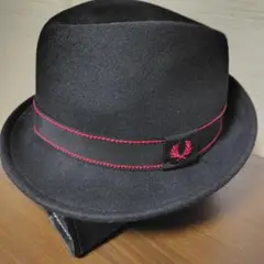 【極美品・ほぼ未使用】FREDPERRY フレッドペリー ウールハット 帽子 L