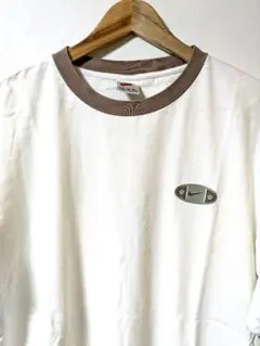 90s 銀タグ Nike ホワイト Tシャツ XL リンガー