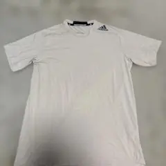 adidas スリムフィット Tシャツ M ライトグレー