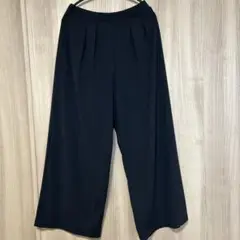 UNIQLOブラック ワイドパンツ Lサイズ