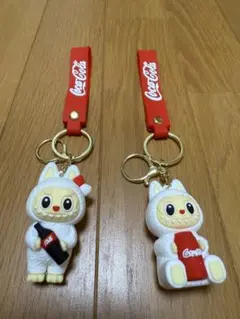 LABUBUラブブコーラキーホルダー コカ・コーラ キーホルダー 2個セット