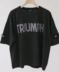 美品　ドロップショルダー　Tシャツ ブラック　Hymn LIPA（ヒムリパ）