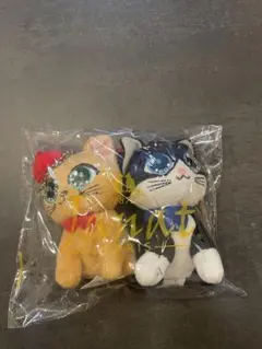 非売品　万博フランス館Janat紅茶ノベルティ　猫のキーホルダー セット会場限定