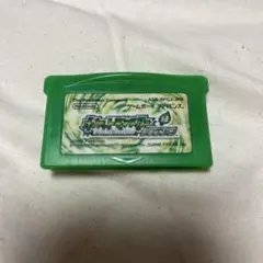 【ジャンク】ゲームボーイアドバンス　ポケットモンスター　リーフグリーン　ソフト