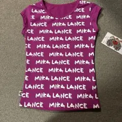 Mika Lance パープル Tシャツ フリーサイズ