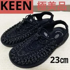 ＊極美品＊ 限定モデル　KEEN キーン　ユニーク サンダル　黒　ラメ　23㎝