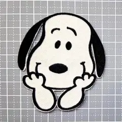 24 刺繍アイロンワッペン SNOOPY スヌーピー