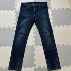 ダークブルースリムフィットデニム