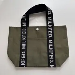 MILKFED. ロゴ刺繍 トートバッグ