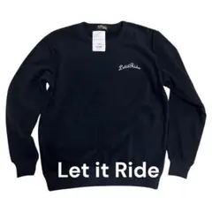 【新品タグ付き】Let it Ride フリース クルーネック ブラック M