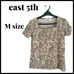east 5th 花柄 Mサイズ 半袖トップス