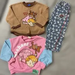 しまむら　ミコリッド　リトシー　トレーナー　デニム