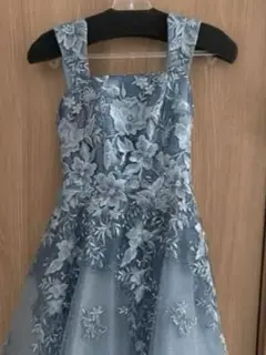 TWEED ドレス ブルーグレー 150