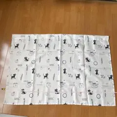 ☆美品☆猫&コーヒー柄カフェカーテン