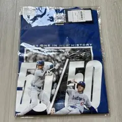 【新品未開封】大谷翔平　50/50 tシャツ　L