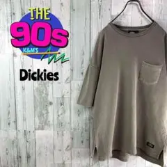 90's Dickies ディッキーズ　ロゴ刺繍　半袖トレーナー　雰囲気