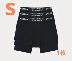STUSSY BOXER BRIEFS 1 PACK Black