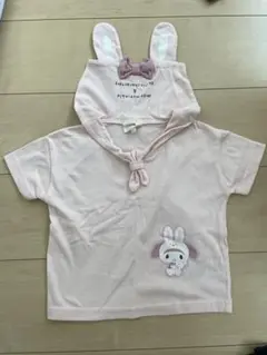 サンリオキャラクター ウサギ耳Tシャツ 100cm