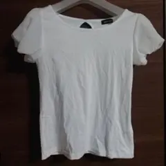 millennial パフスリーブ ホワイトTシャツ