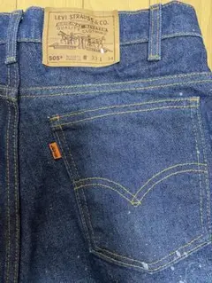【希少】Levi’s 505 USA製 オレンジタブ ワンウォッシュ 90s