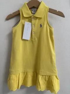 【タグ付き新品！】Ralph Lauren イエロー ワンピース 12M