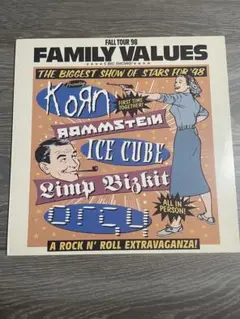 Family Values Tour 98 レコード Family Values Tour '98 – 2 x Vinyl (Yellow Translucent, LP