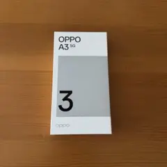 新品未使用 OPPO A3 5G 本体 3 パープル