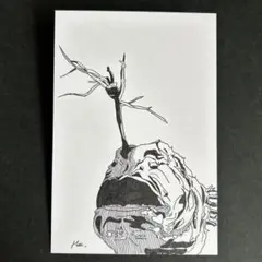 ボールペン画　チョウチンアンコウ