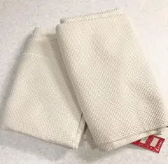クロスステッチ布　9ct ２枚セット　アイボリー