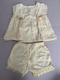 ♡黄色　セットアップ　半袖　半ズボン♡