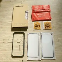 iPhone 保護フィルム レンズ保護フィルム ガイド枠付き