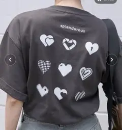 フリークスストア　ハートバックプリントTシャツ