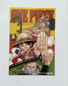 ワンピース　25周年　ポストカード　ルフィ　ゾロ　ウソップ