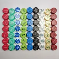 ●63個●9色✕7個●ペットボトルキャップ●カラフル●