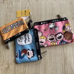 レスポートサック スヌーピー 3連ポーチ