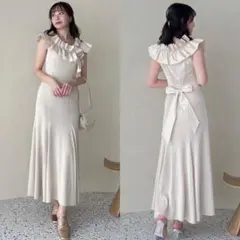 2025年最新】異素材フリルマーメイドワンピース dazzlinの人気