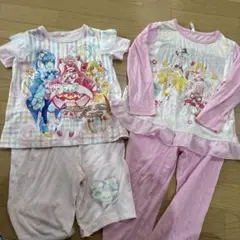 デリシャスパーティプリキュア パジャマ セット 120 プリキュア 半袖 長袖