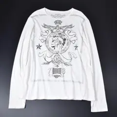 y2k archive ディーゼル DIESEL ブレイブマン ロンT 白XL