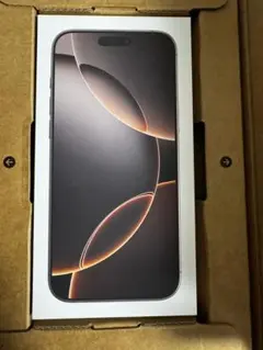 【新品未開封】iPhone 16 Pro max 256 デザートチタニウム
