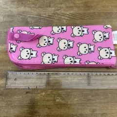 リラクマ柄ファスナー