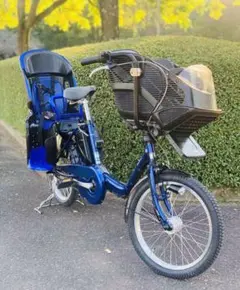 4476 【大容量】13.2Ah 電動自転車パナソニック子供乗せ 20インチ