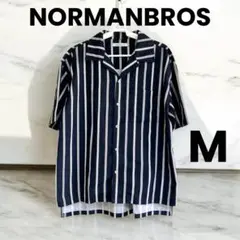 NORMANBROS ストライプ デザイン◯ 半袖シャツ 即日発送 夏仕様