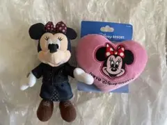 ディズニーランド ウエスタンランド ミニー ぬいぐるみバッジ パッチン 計2点