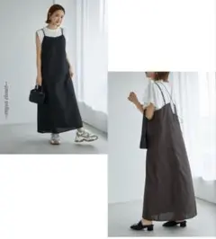 mysa closet 田中里奈　Aラインジャンパースカート