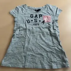 GAP USA Tシャツ 130cm ストライプポケット