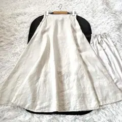 美品✨️ユナイテッドアローズ リネン100% マキシスカート アンダー付 S
